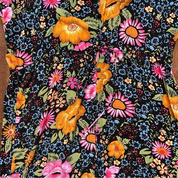 XIX Palms Sausalita Kimono Dress, White Lotus, Resort Wear, Floral, Size OS - Picture 8 of 16